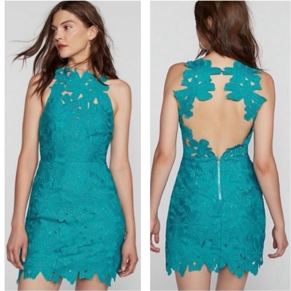 Saylor Jessa Lace Mini Dress